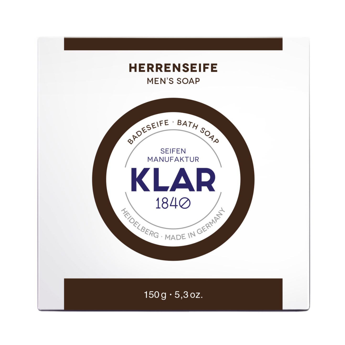 Badeseife Herren 150g, palmölfrei