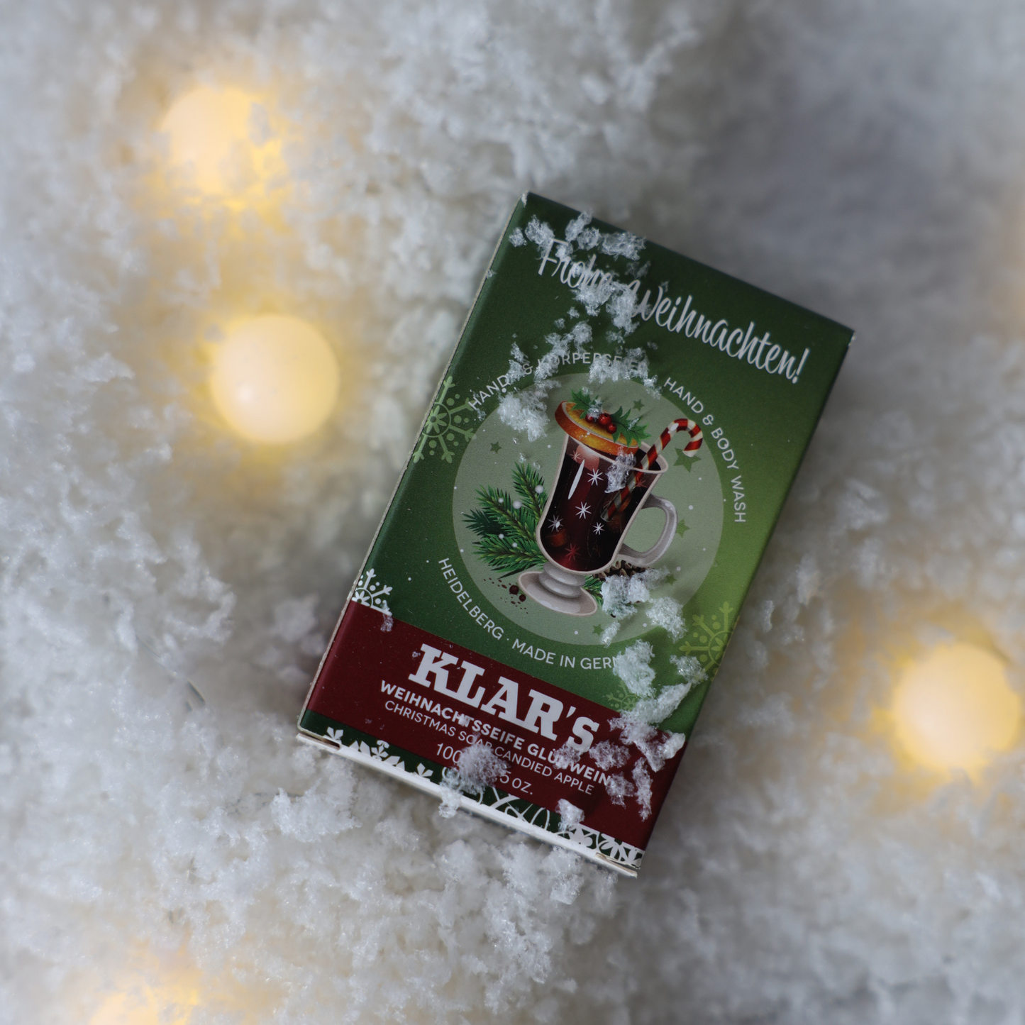 Weihnachtsseife Glühwein 100g, Cosmos zertifiziert, palmölfrei