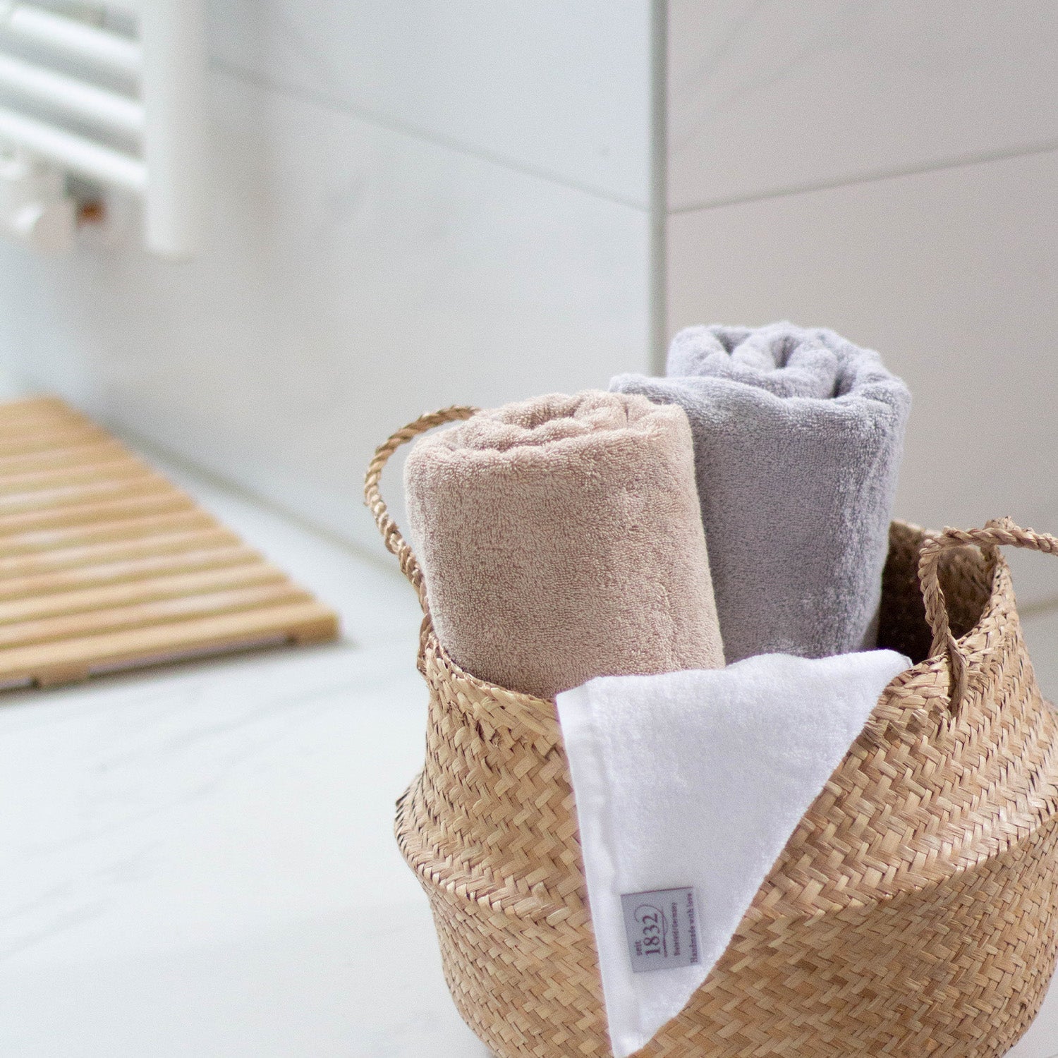 Set Klar 4er – Seifen Handtuch Bio-Baumwolle